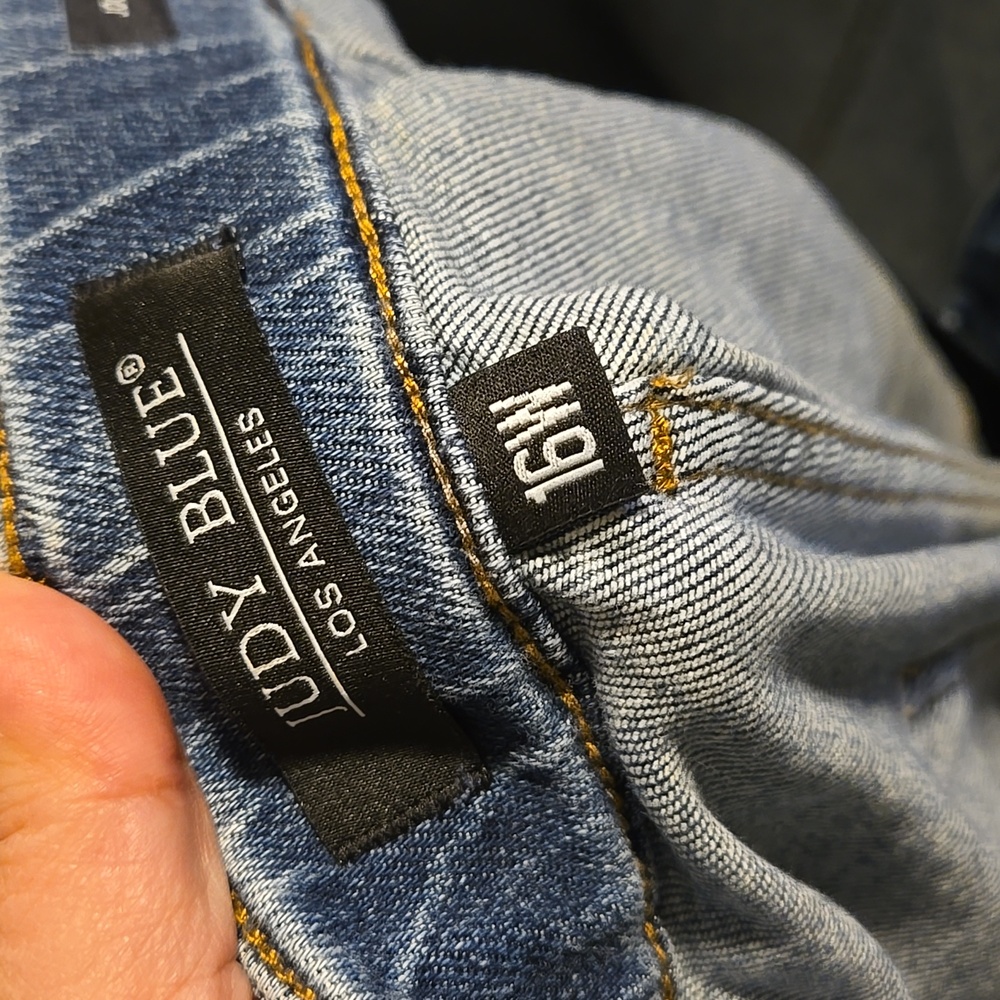 Judy Blue Denim Joggers - Picture 3 of 5